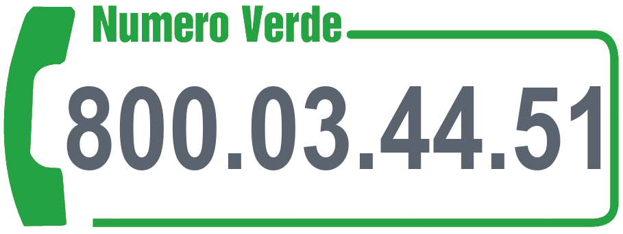 Numero Verde 800 03 44 51