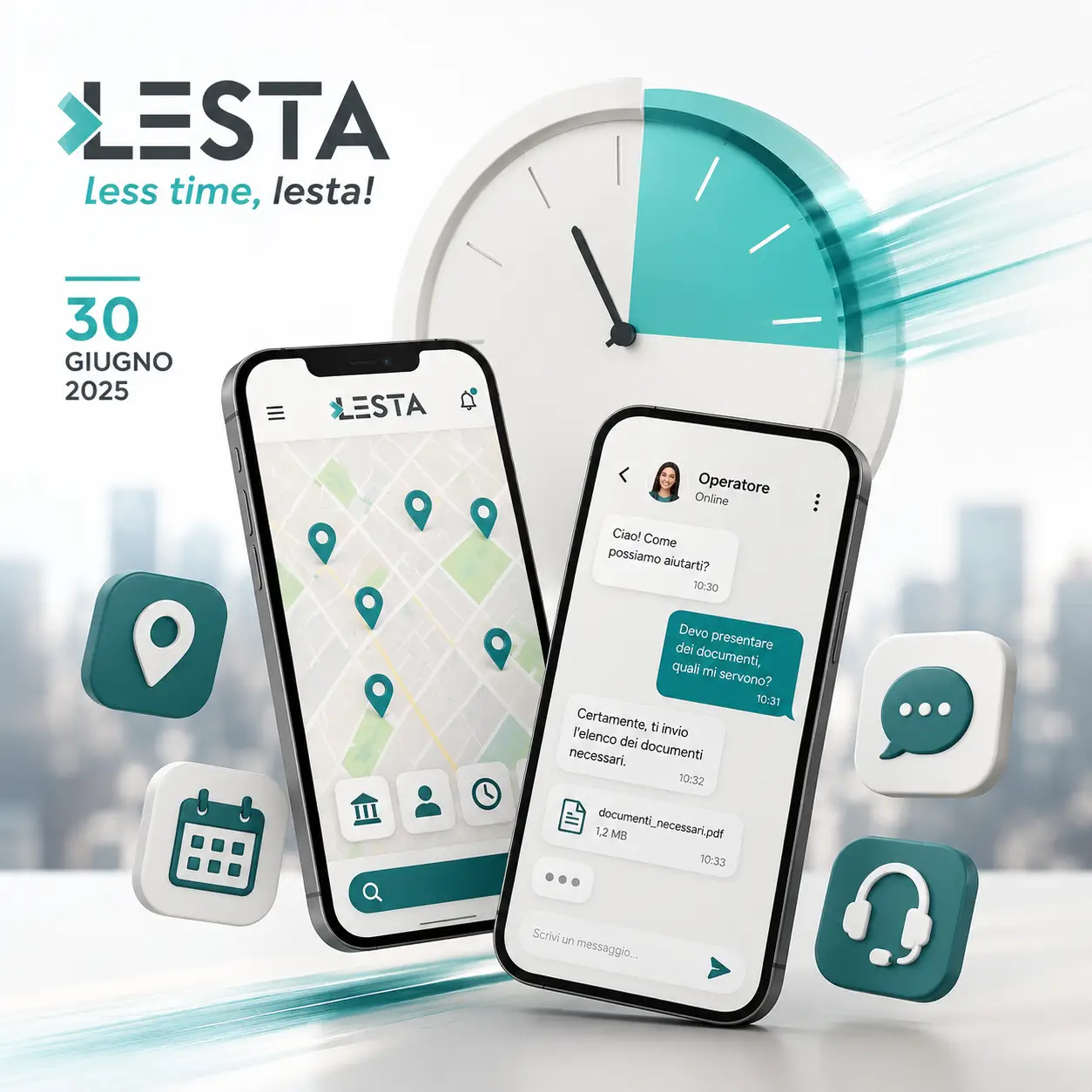 News!: Less Time Approaching. Lesta!